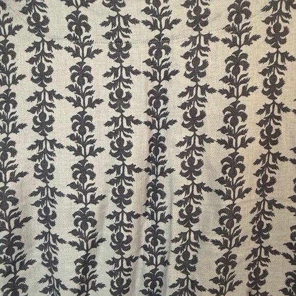 Spartina 449 Kennedy linen dress in Bellinger Thistle pattern - Picture 6 of 7